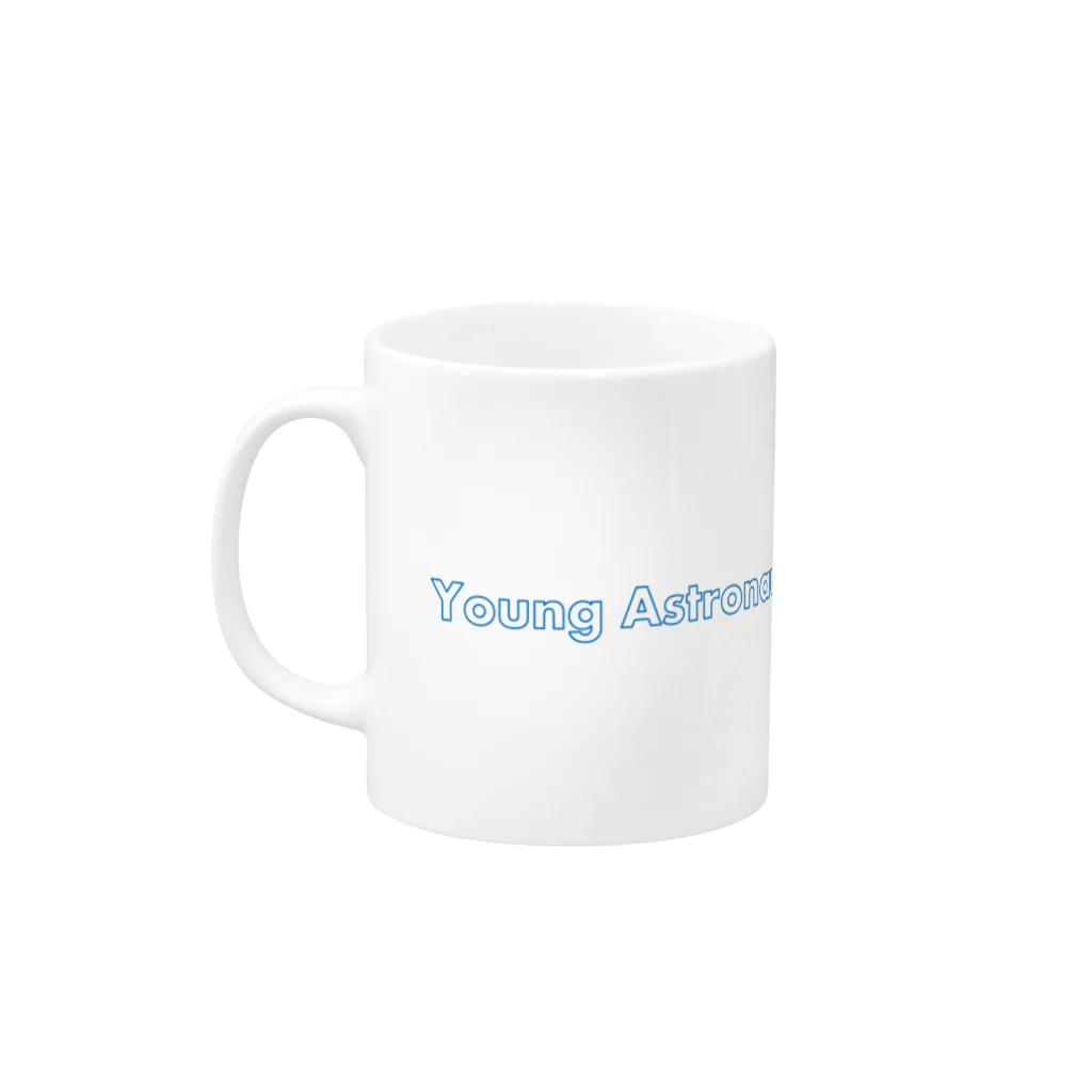 yac-zushiの宇宙少年団　逗子分団　yac ZUSHI 横 Mug :left side of the handle