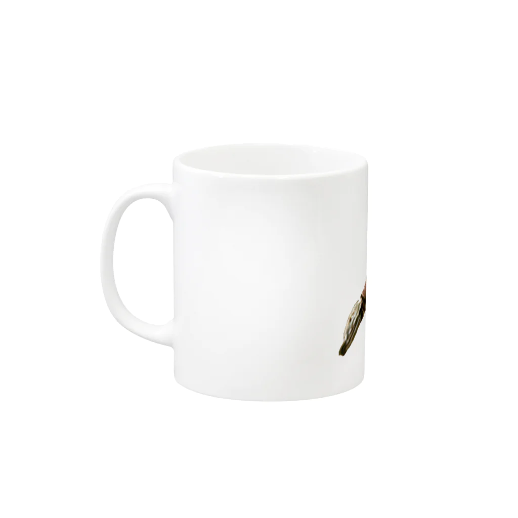 FUGU_GOODSのインドシナレオパードパファー Mug :left side of the handle