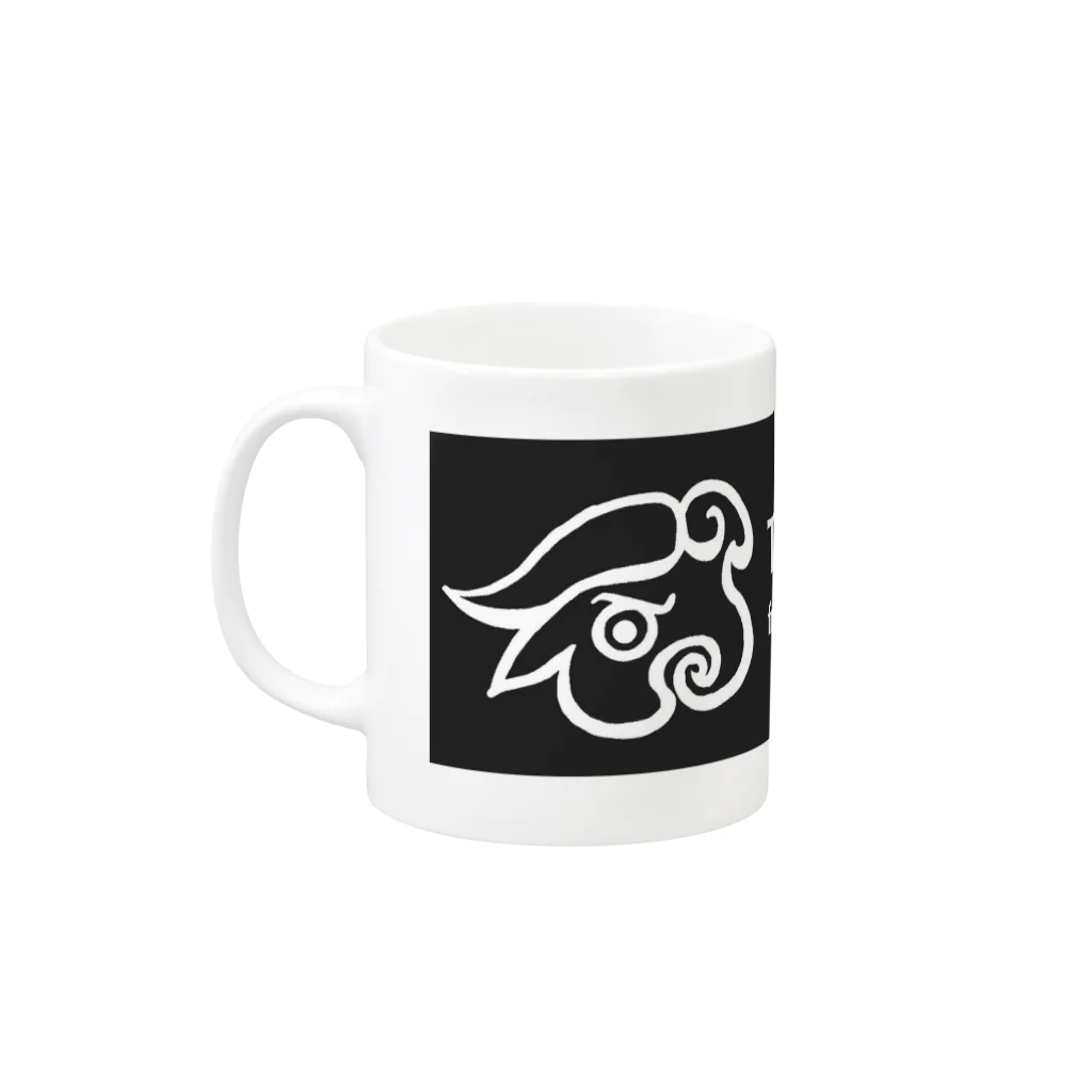 つくばっふぁろ～【公式】のつくばっふぁロゴ Mug :left side of the handle