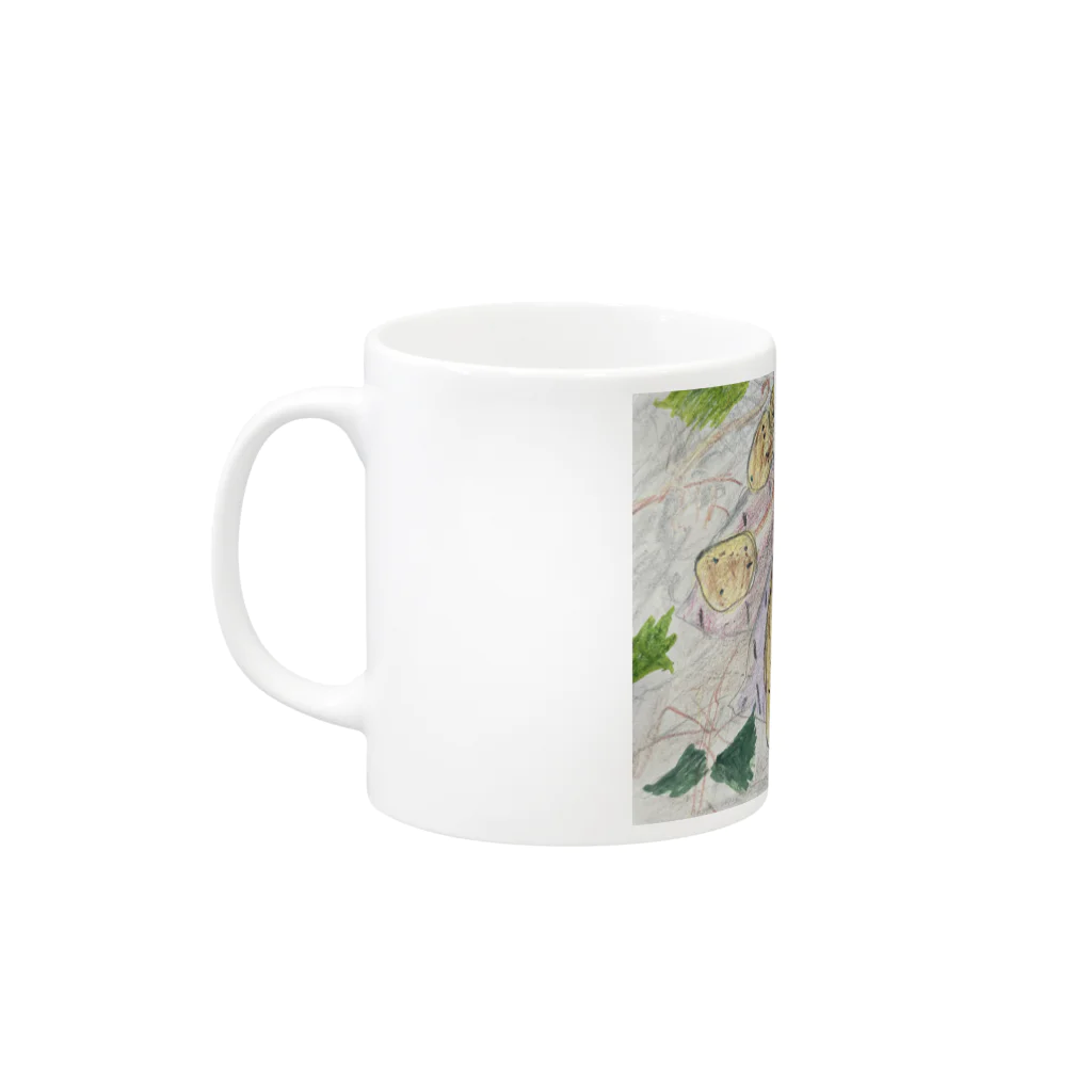 ツ・ボン・ヌのcry of autumn Mug :left side of the handle