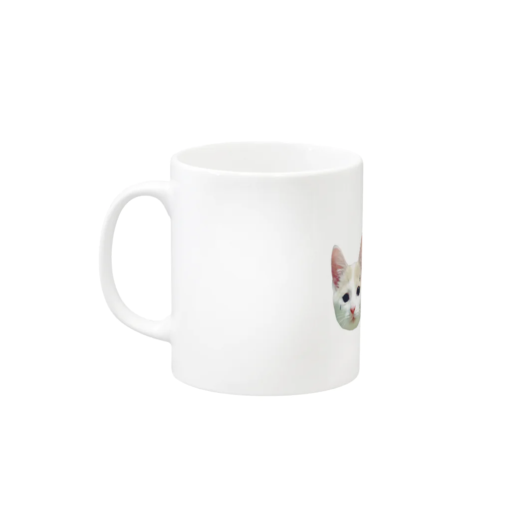 Ningen Ajiのajinoneko Mug :left side of the handle