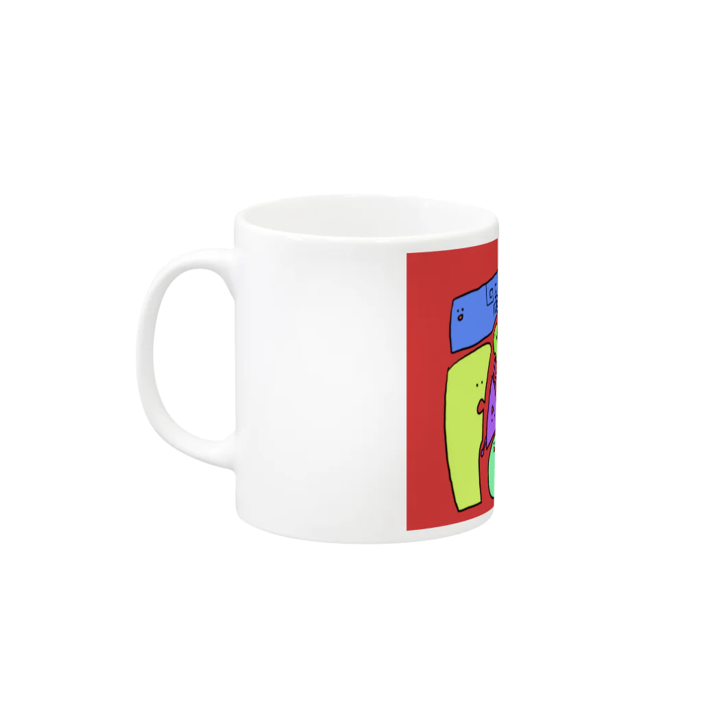 Jackpot-Artsのへんなの Mug :left side of the handle