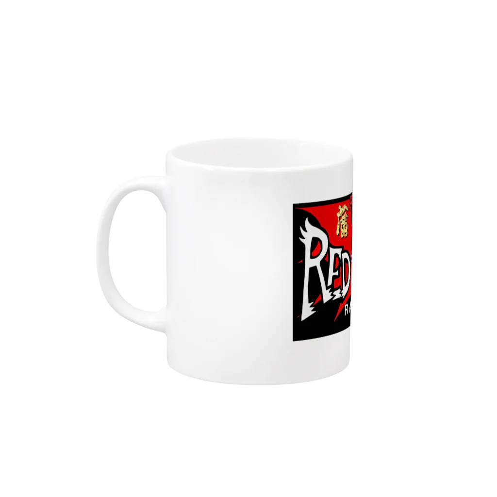 東風孝広のレッド・ブルゾン Mug :left side of the handle