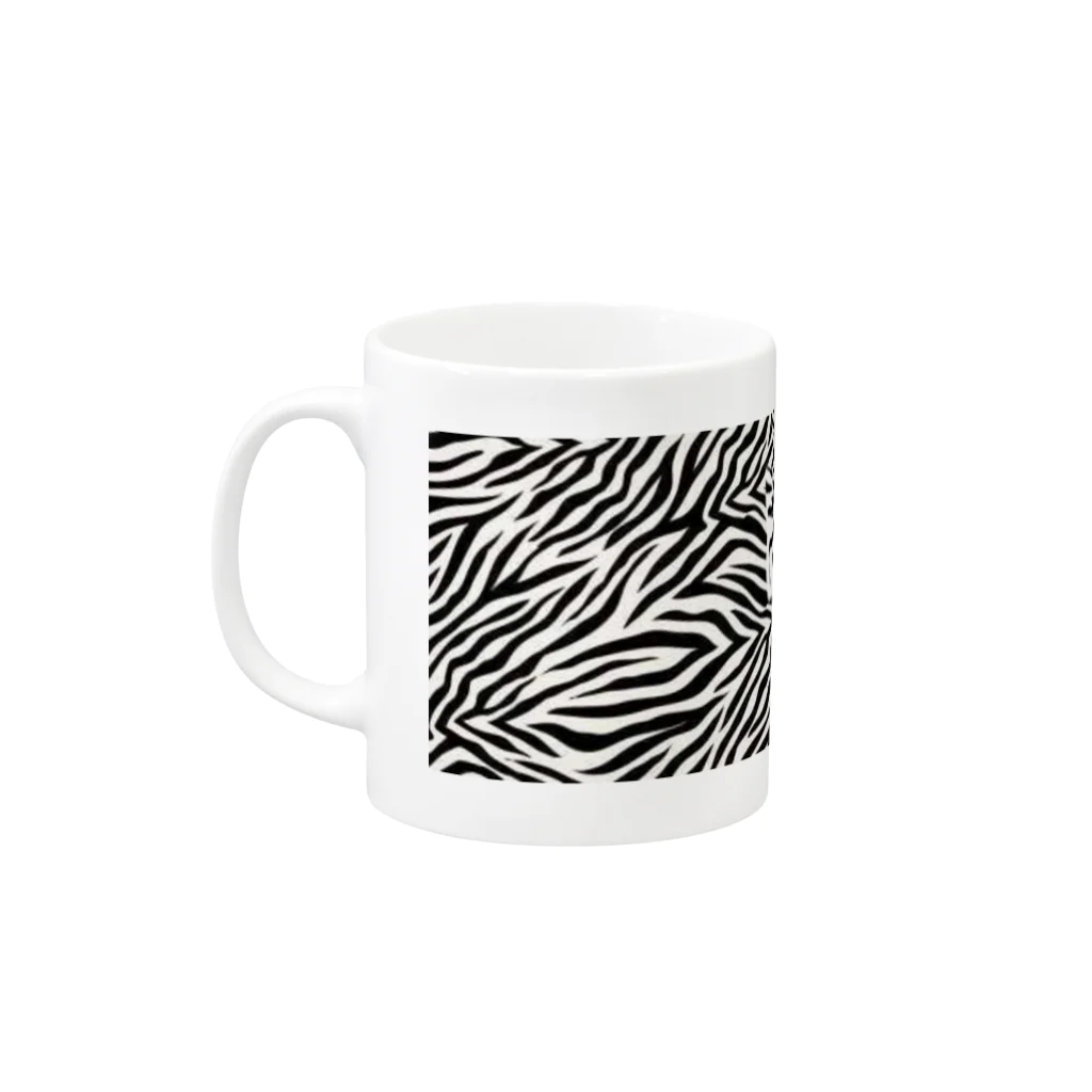 Kumiのしろくろくろしろ5 Mug :left side of the handle