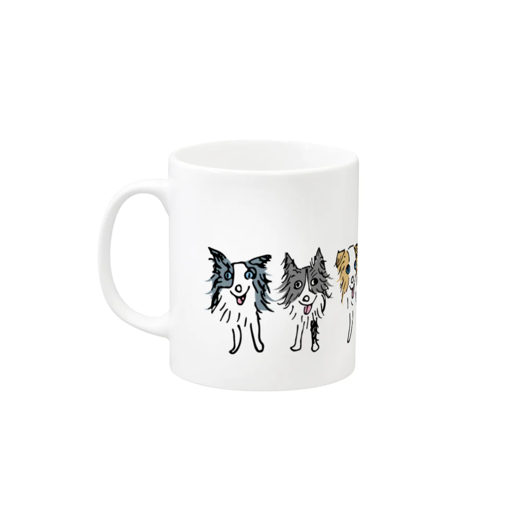 Bordercollie StreetのBCA709-2 Mug :left side of the handle