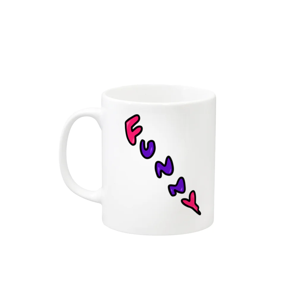   FUNNYのFANNY Mug :left side of the handle