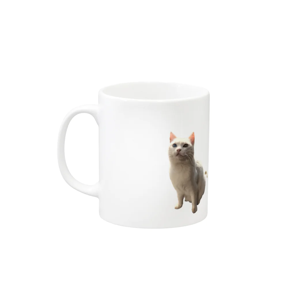 kavacののらねこ家族 Mug :left side of the handle