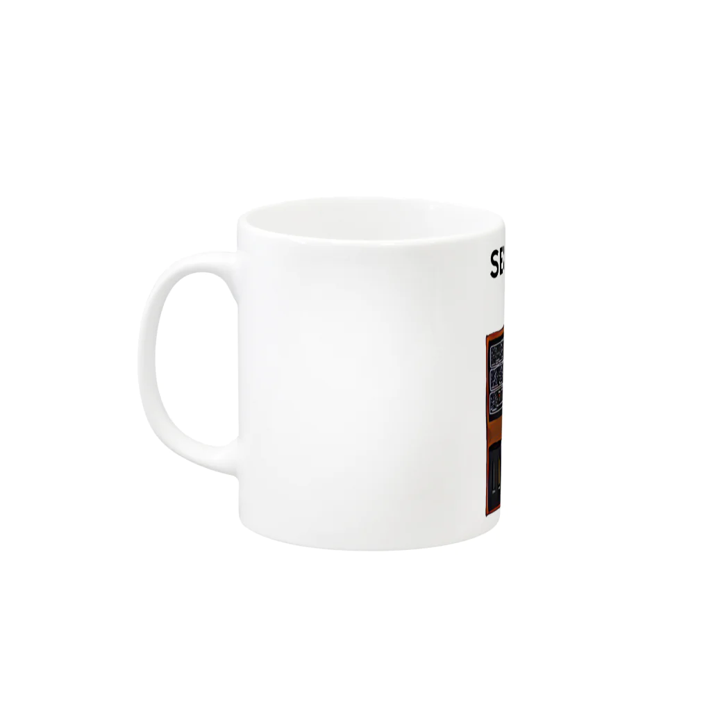 Vintage Synthesizers | aaaaakiiiiiのSequential Circuits Prophet 5 Vintage Synthesizer Mug :left side of the handle