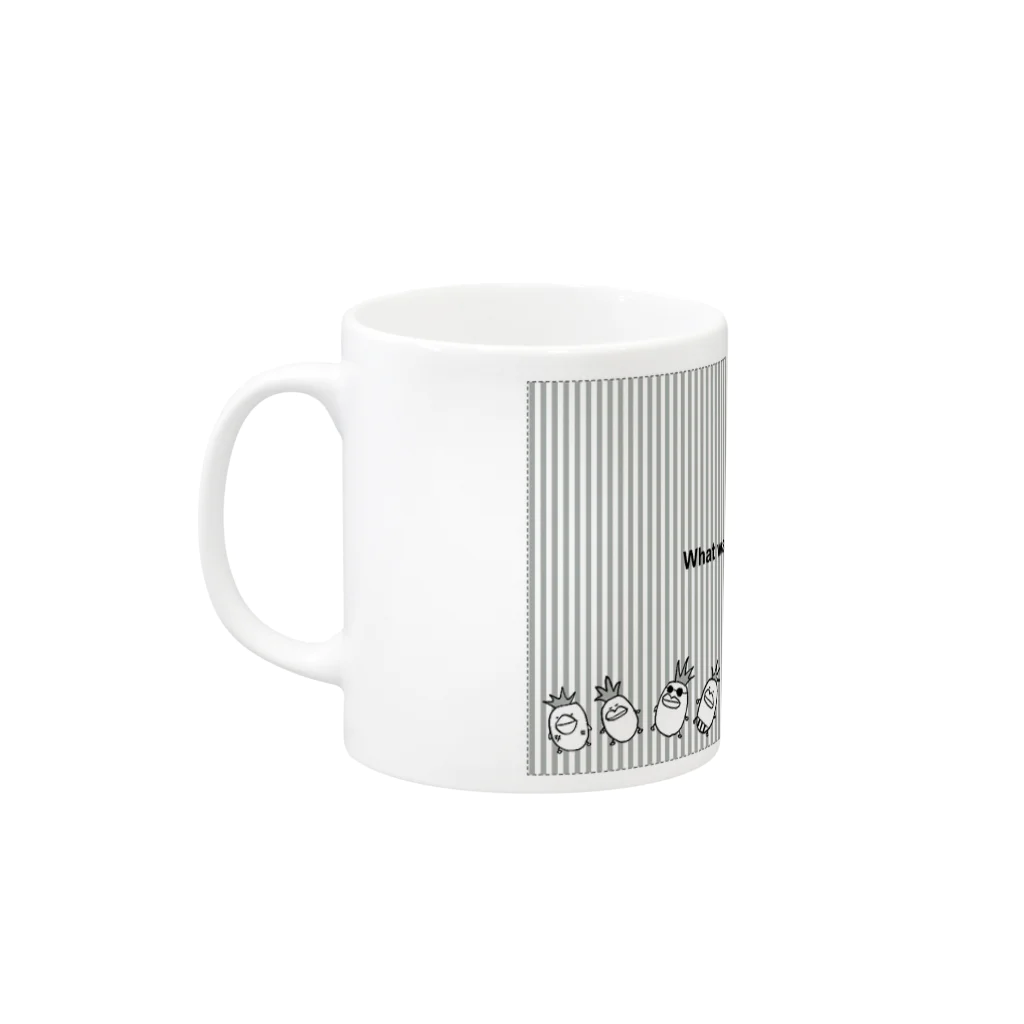 Life byjimaのじまぶらんど Mug :left side of the handle