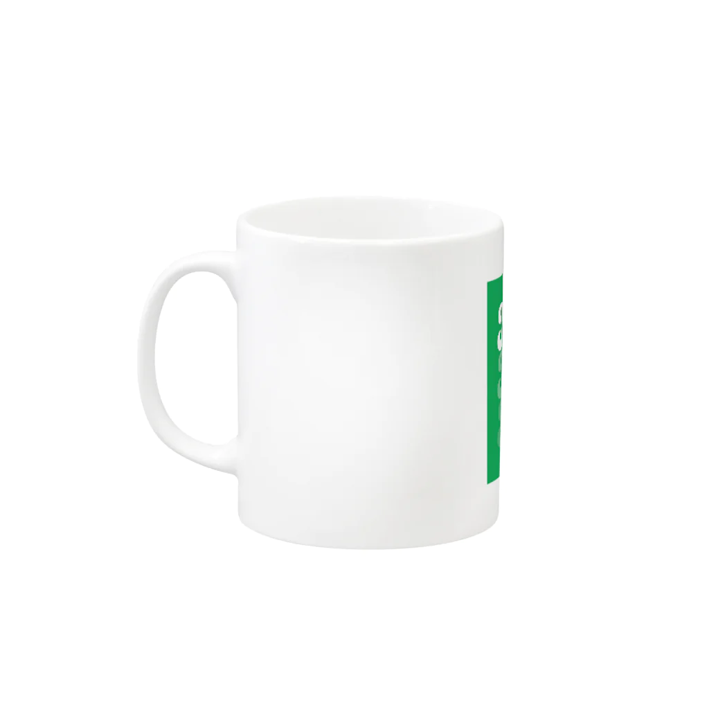 Swampie RecordsのNacometers Green Mug :left side of the handle