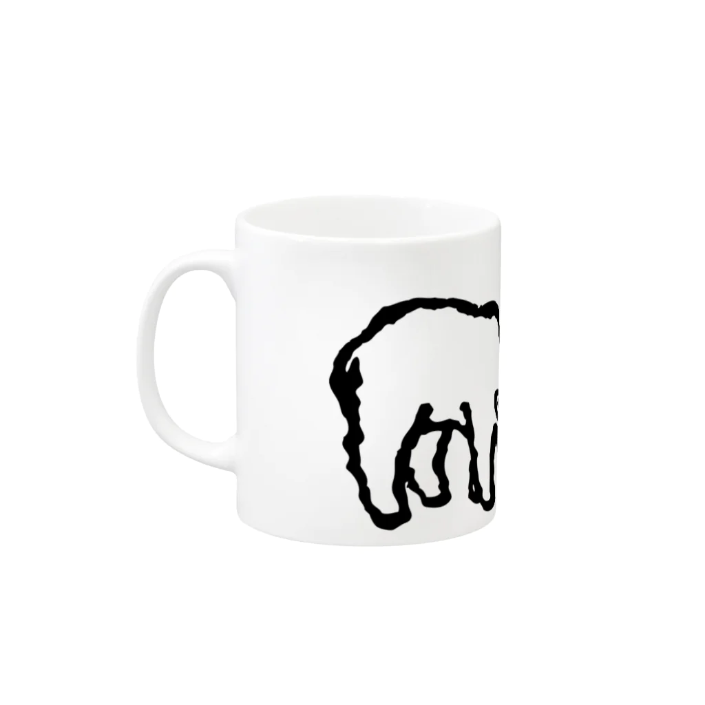 vunsvの子羊：２匹 Mug :left side of the handle