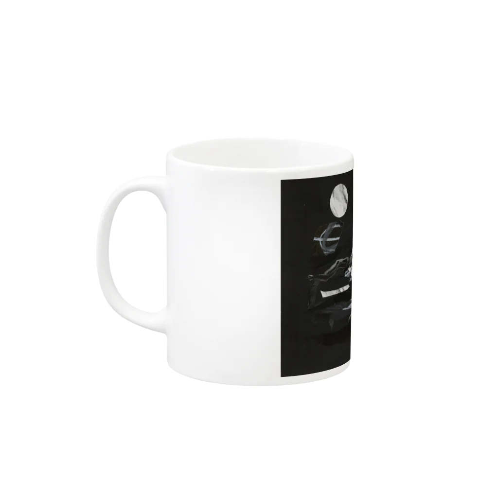 mizuno suzunoのdark landscape Mug :left side of the handle