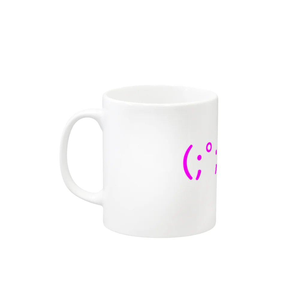 Teamカビゆかのカビゆかのブッ！ Mug :left side of the handle