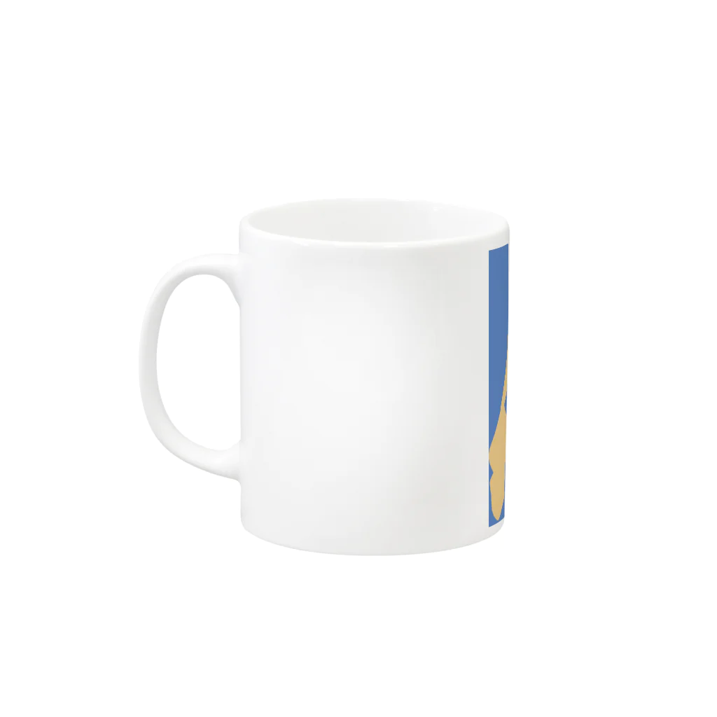 kouh000のゴールドマン Mug :left side of the handle