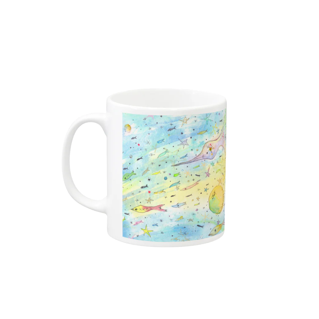 Mayuの流星群 Mug :left side of the handle