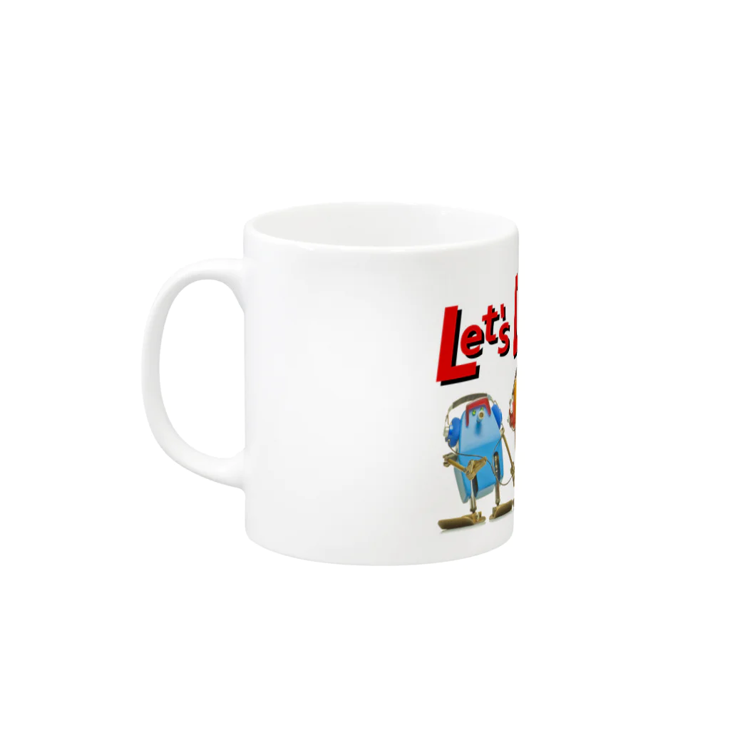 Kbm AnimationのLet's Dance! Mug :left side of the handle