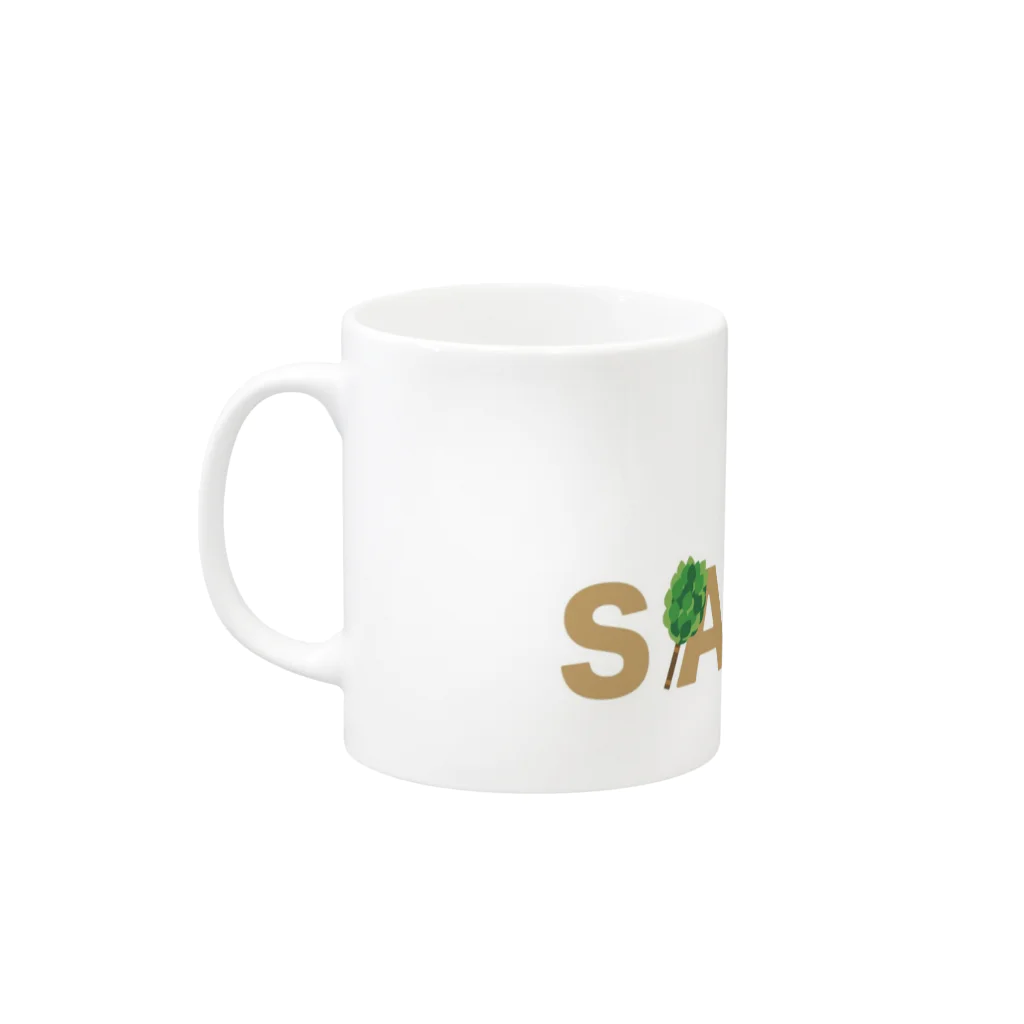 rachoのSAUNAでTOTONOU Mug :left side of the handle