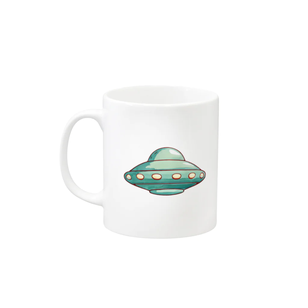 UFO FactoryのUFO No.1 Mug :left side of the handle