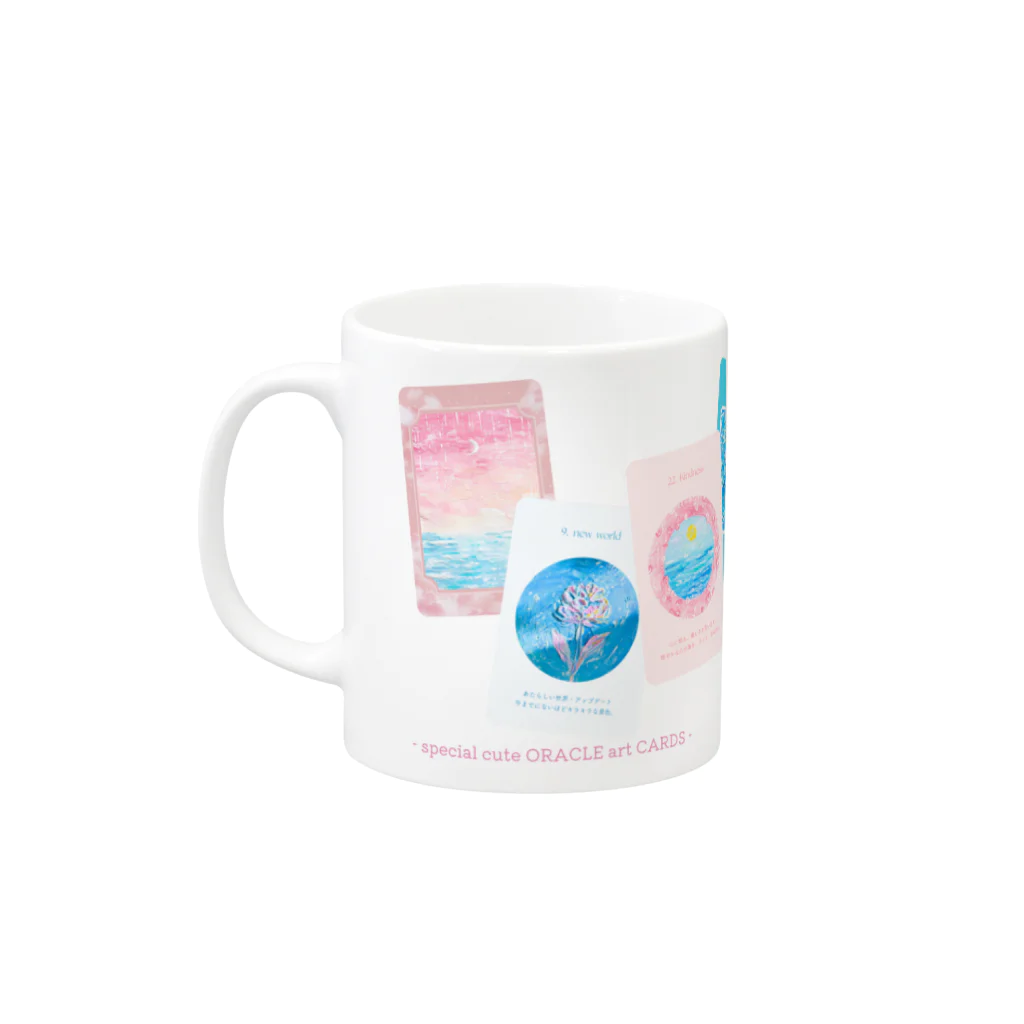 菜々乃ななみ | nanami oracleartの癒しのリーディング Mug :left side of the handle