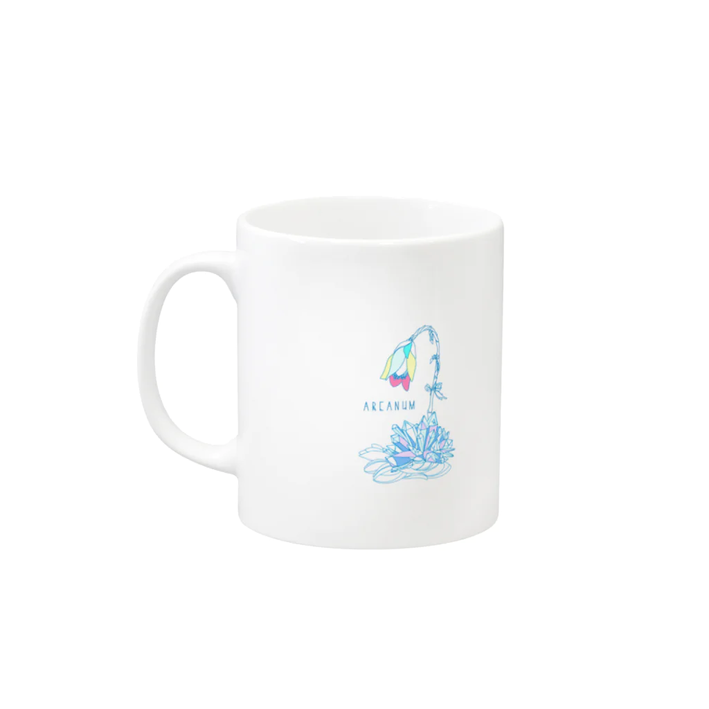 ARCANUMのARCANUM 「Chalice Well / Vesica Piscis」 Mug :left side of the handle