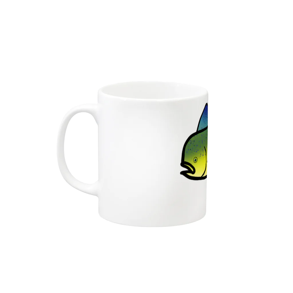 脂身通信Ｚの【魚シリーズ】シイラ♪1908  Mug :left side of the handle