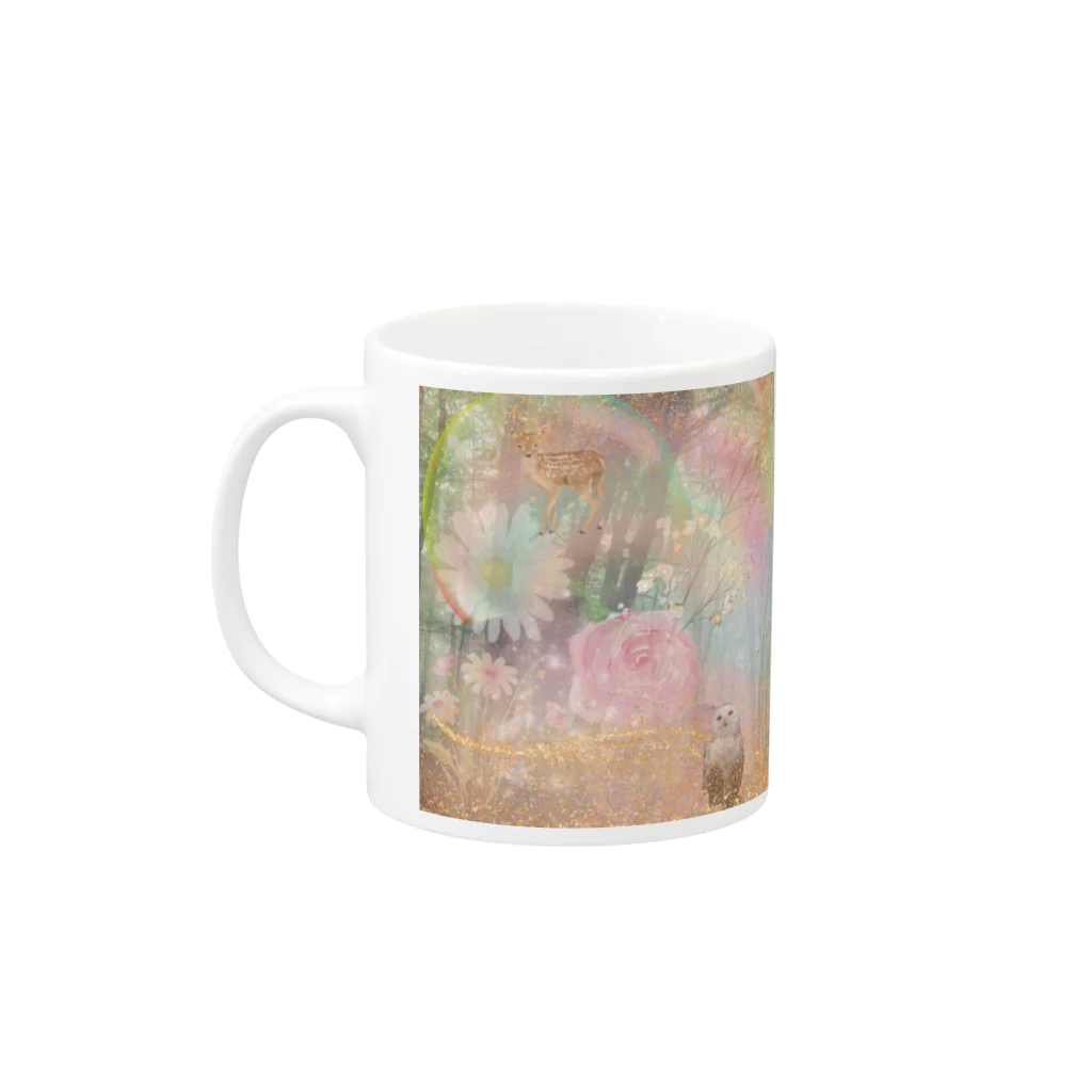 dreams come trueの未知の世界へ Mug :left side of the handle