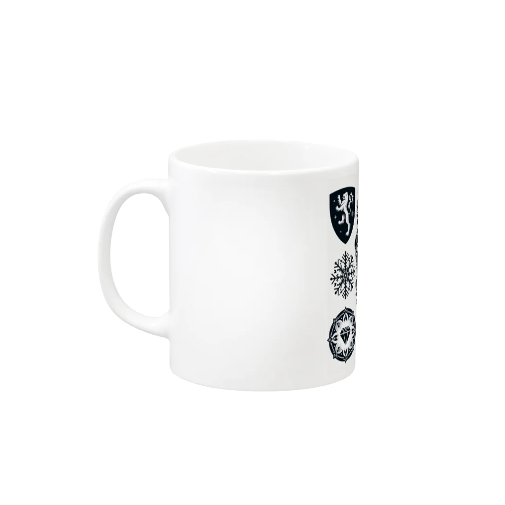 NinjaSamurai shopのNinjaSamurai coolシリーズ Mug :left side of the handle