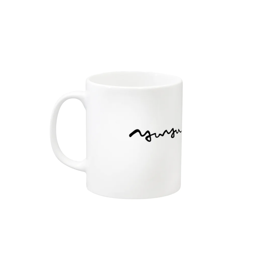 糸島発酵salon悠結のyuyu.シンプルロゴアイテム Mug :left side of the handle