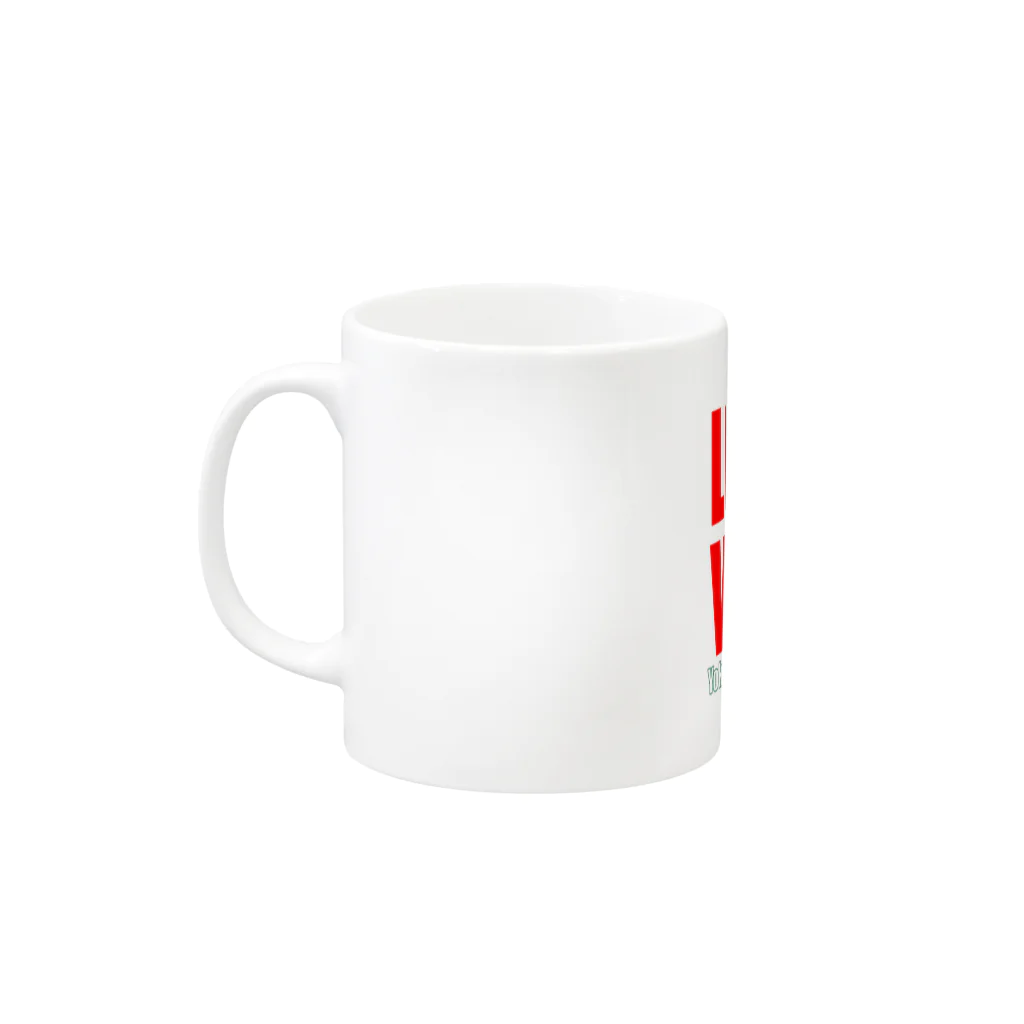 ヨコスカ カギロイのLOVE VEGETABLE カギロイ18th Mug :left side of the handle