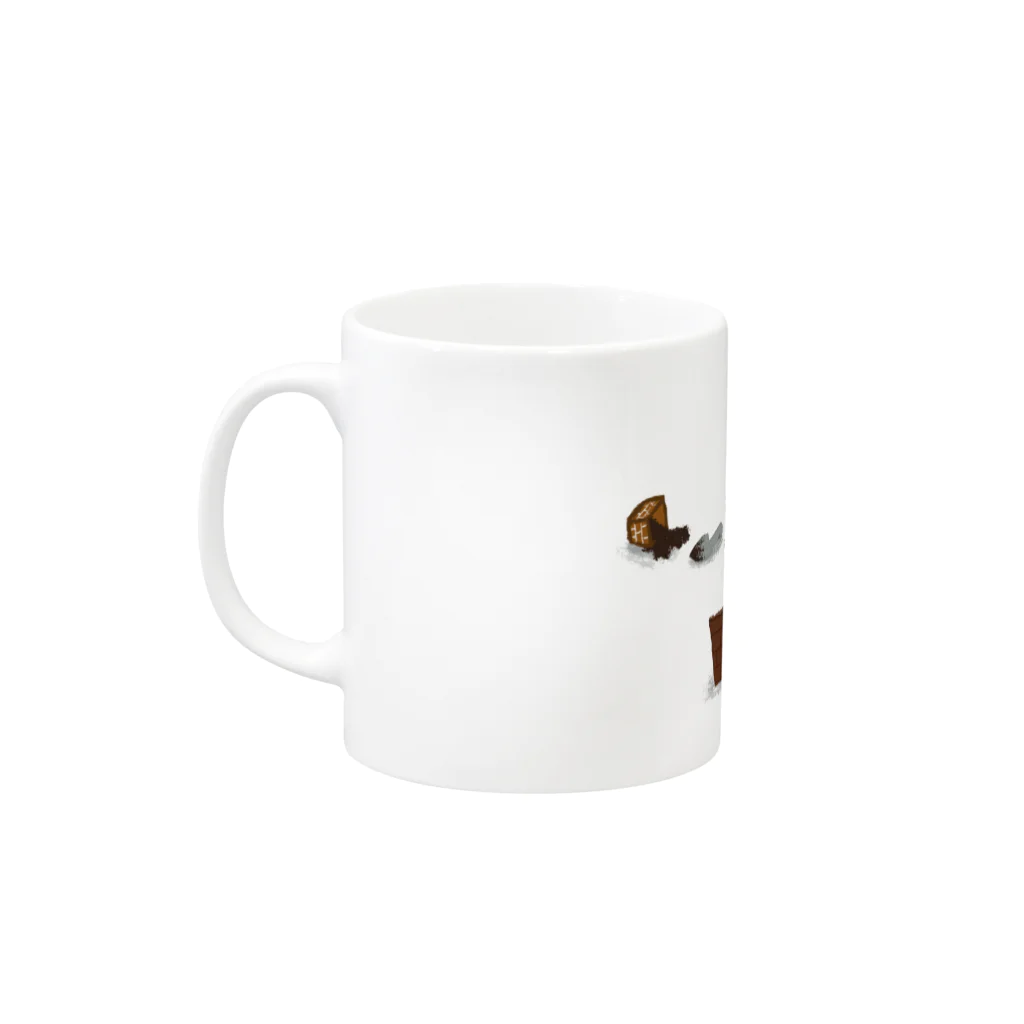 Dot-Takのハッピークリスマス！ Mug :left side of the handle