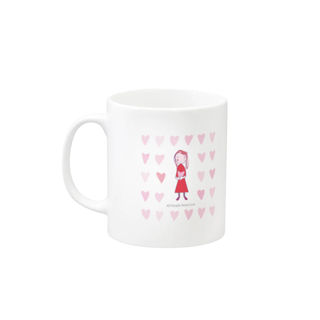 CypressFieldのgirl Mug :left side of the handle