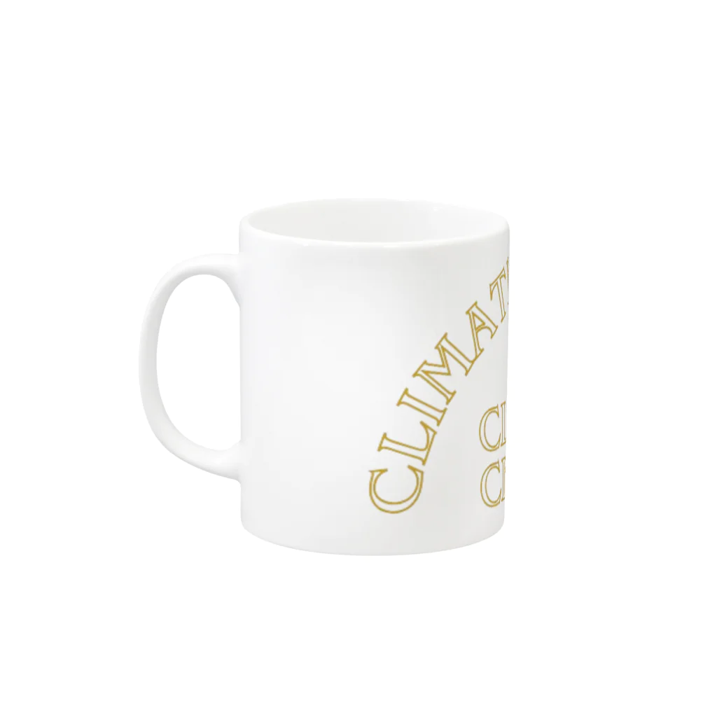 garireoのCLIMATE CHANGE（気候変動） Mug :left side of the handle