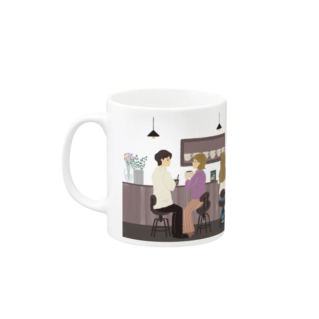 yukinkoのcoffee break Mug :left side of the handle
