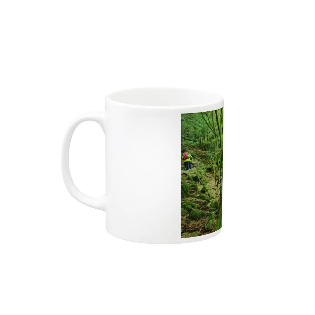 Claude-Morphineの屋久島の苔むす世界 Mug :left side of the handle