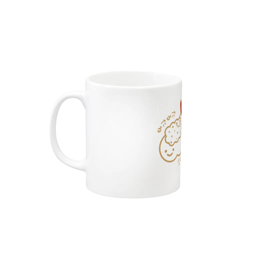 ルナポーンの2色3食（しぶい） Mug :left side of the handle