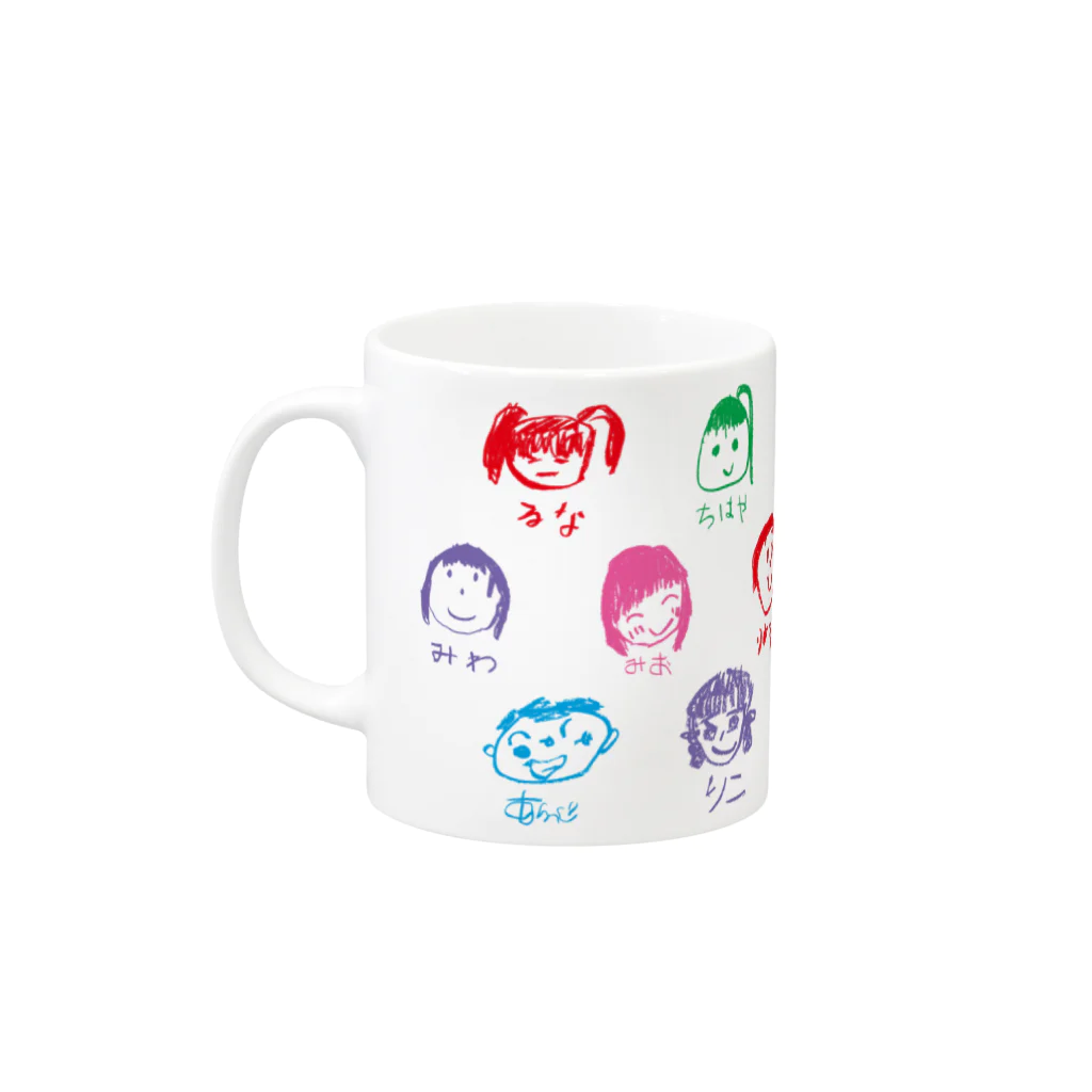 山田ラボのmug マグカップの取っ手の左面