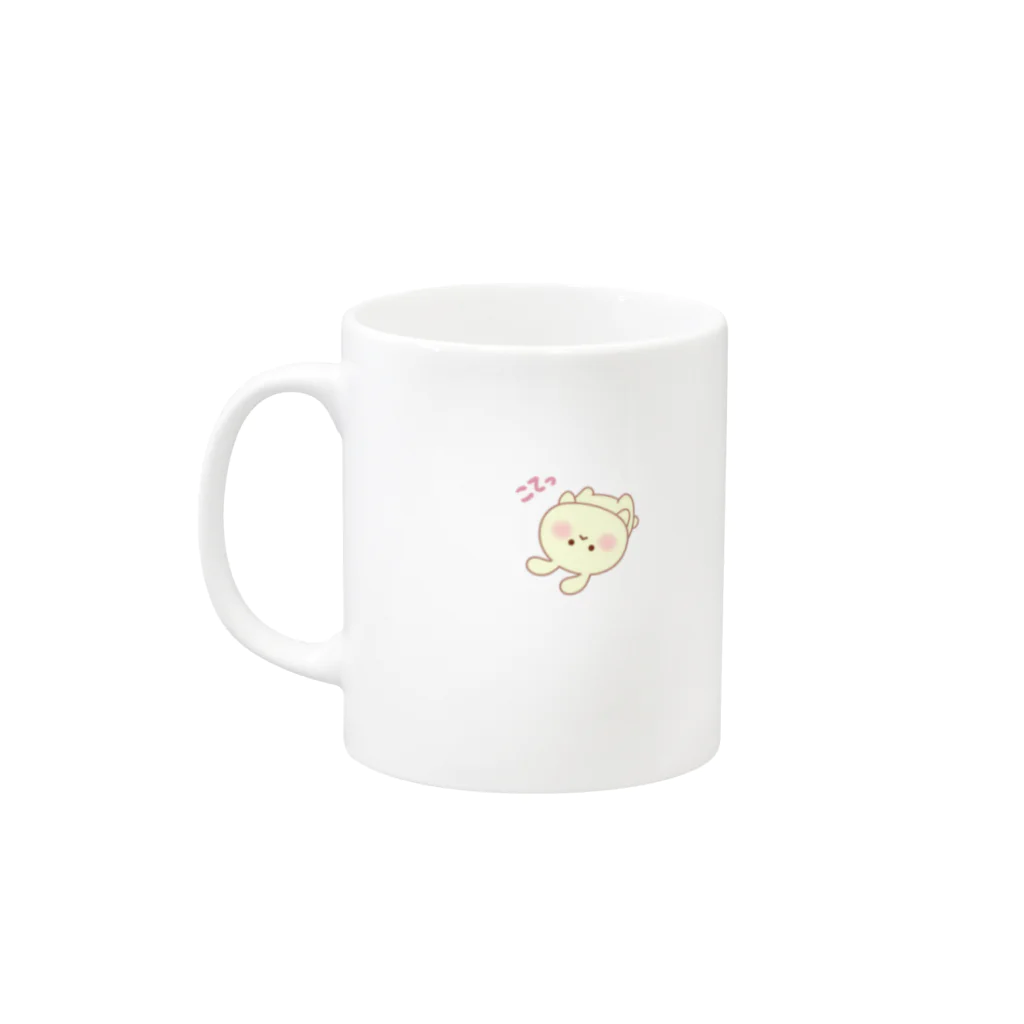 かっぱちゃんのもちうさデザ1 Mug :left side of the handle