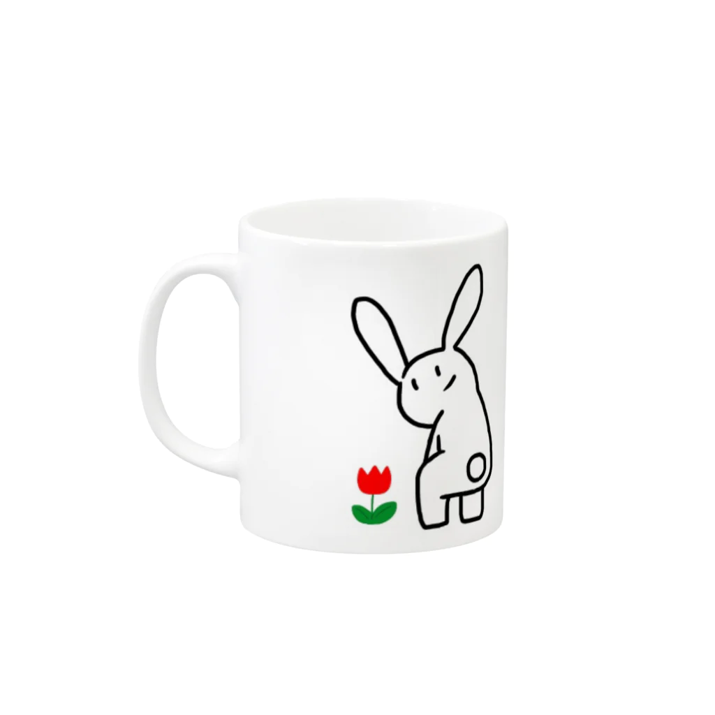 Edenのなんかムカつくうさぎ Mug :left side of the handle