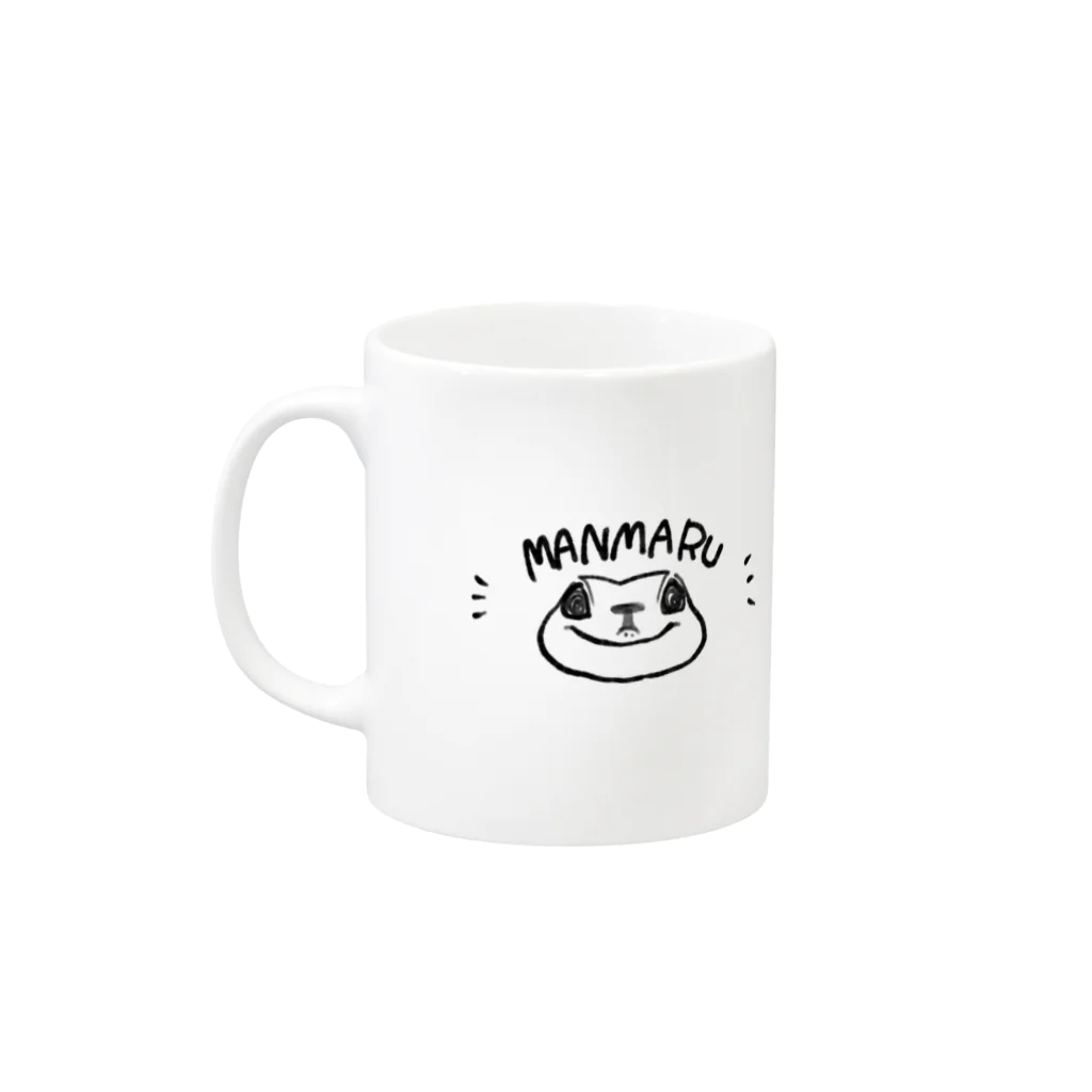 ｶｲﾇｼFの気まぐれグッズ(仮)のゆるもどきーず Mug :left side of the handle