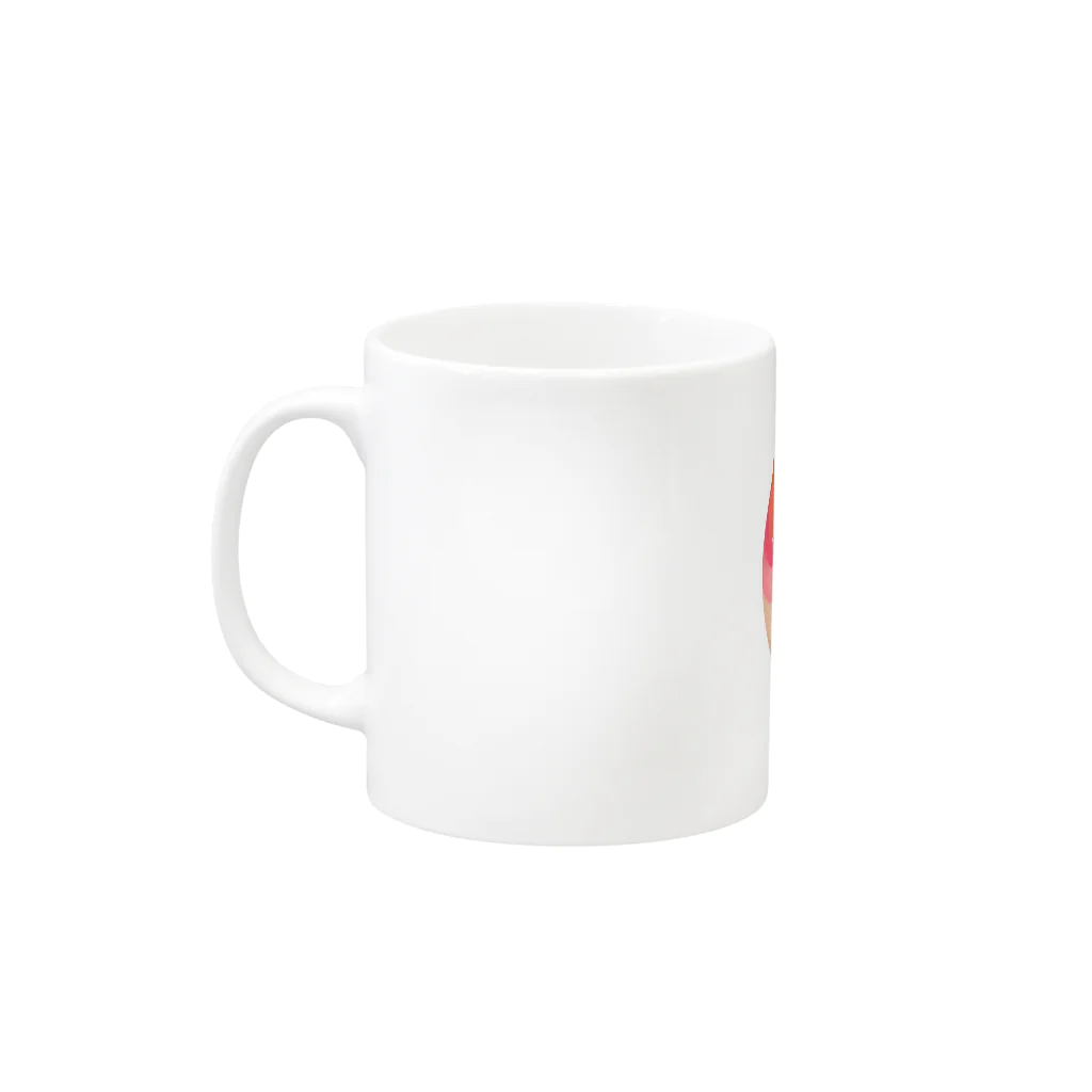 SmileHouse☺のレインボーにこちゃん☺ Mug :left side of the handle