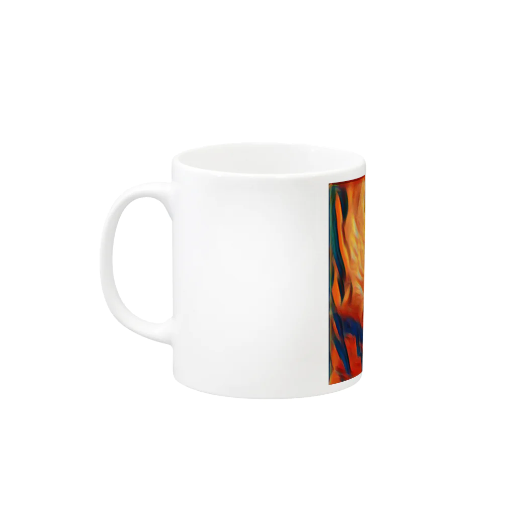 Try Anythingのファイヤー シリーズ Mug :left side of the handle