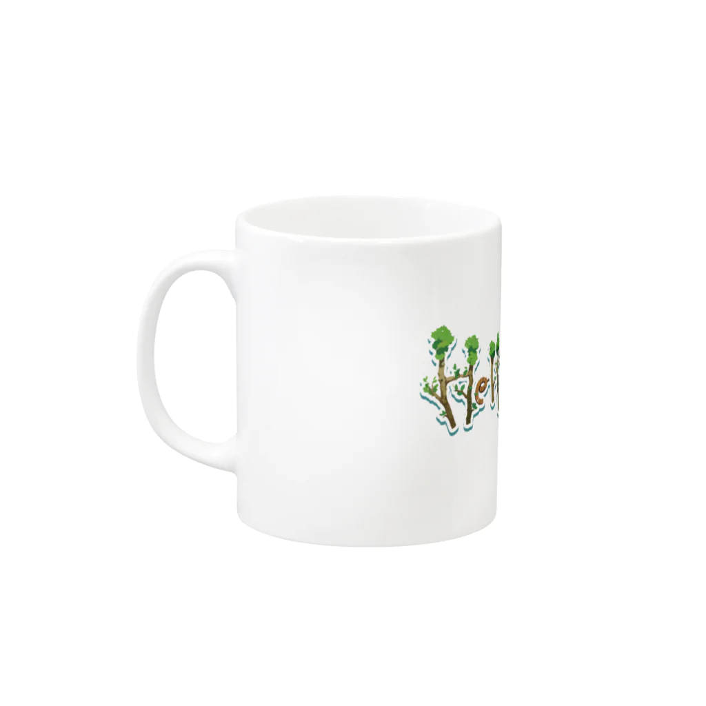 hello chigasaki ASMRのHelloChigasakiASMRロゴグッズ Mug :left side of the handle