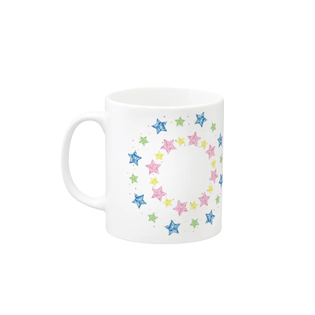 clarice-designのstar-マグカップ Mug :left side of the handle