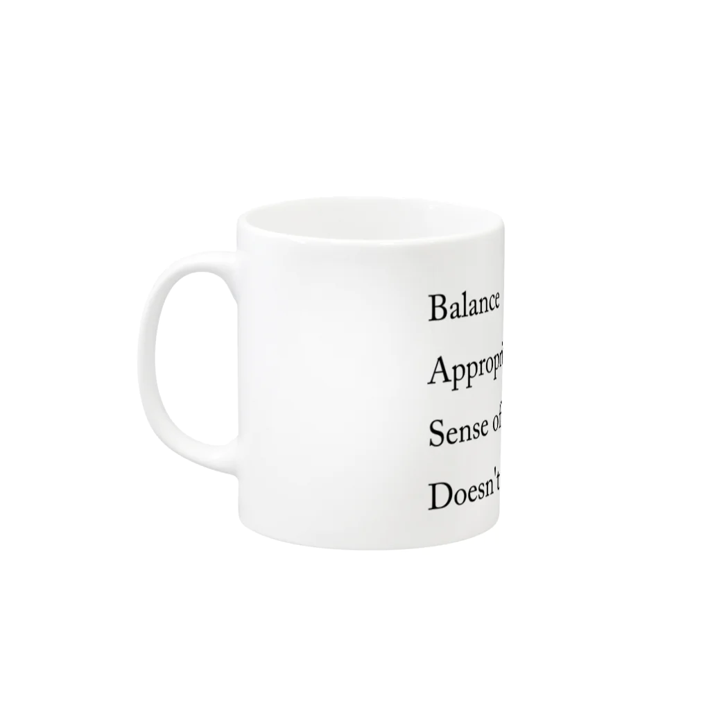 QUANTUM CODEのBASD_QC Mug :left side of the handle