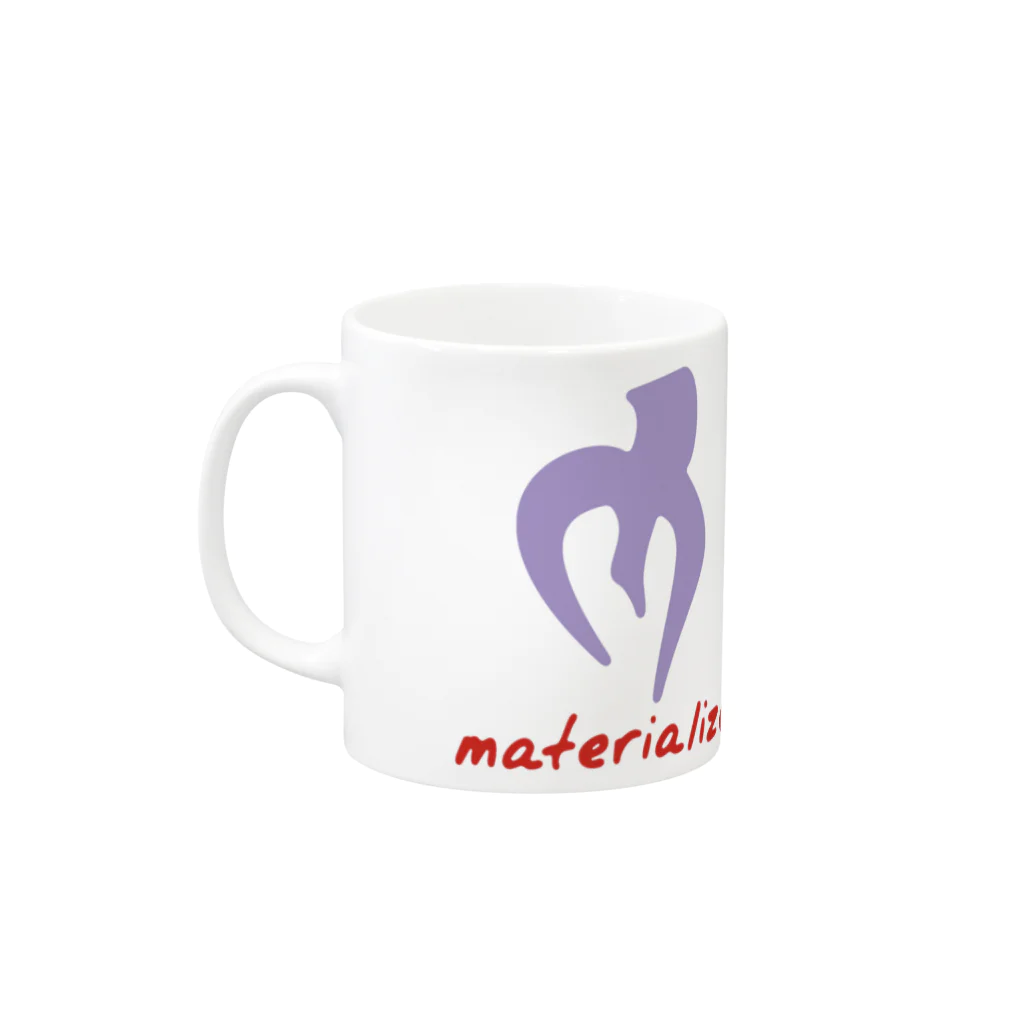 materialize.jpのCold Purple×Cardinal マグカップの取っ手の左面