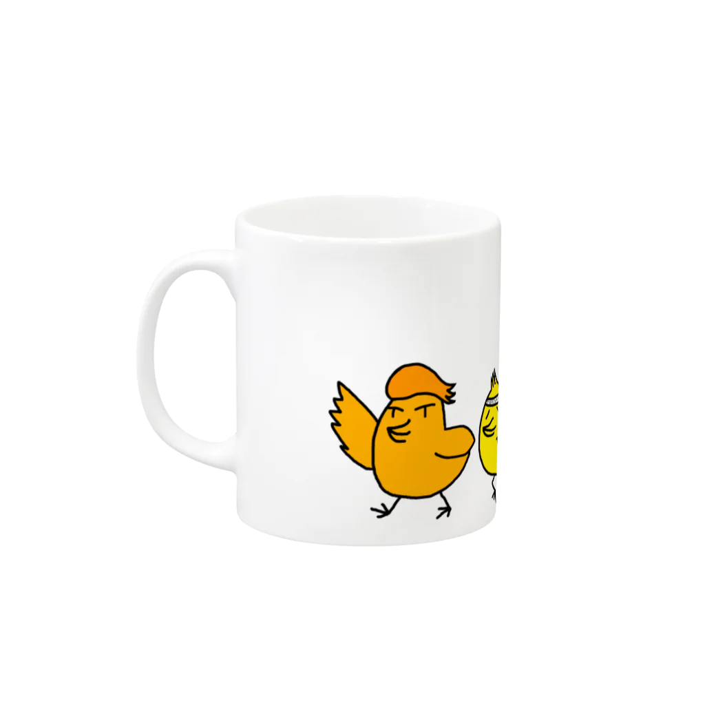 sgの４匹の動物 Mug :left side of the handle