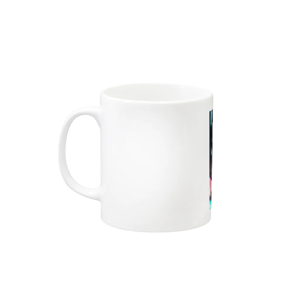 osaruna7741のMidnaight Stroll#1グッツ Mug :left side of the handle