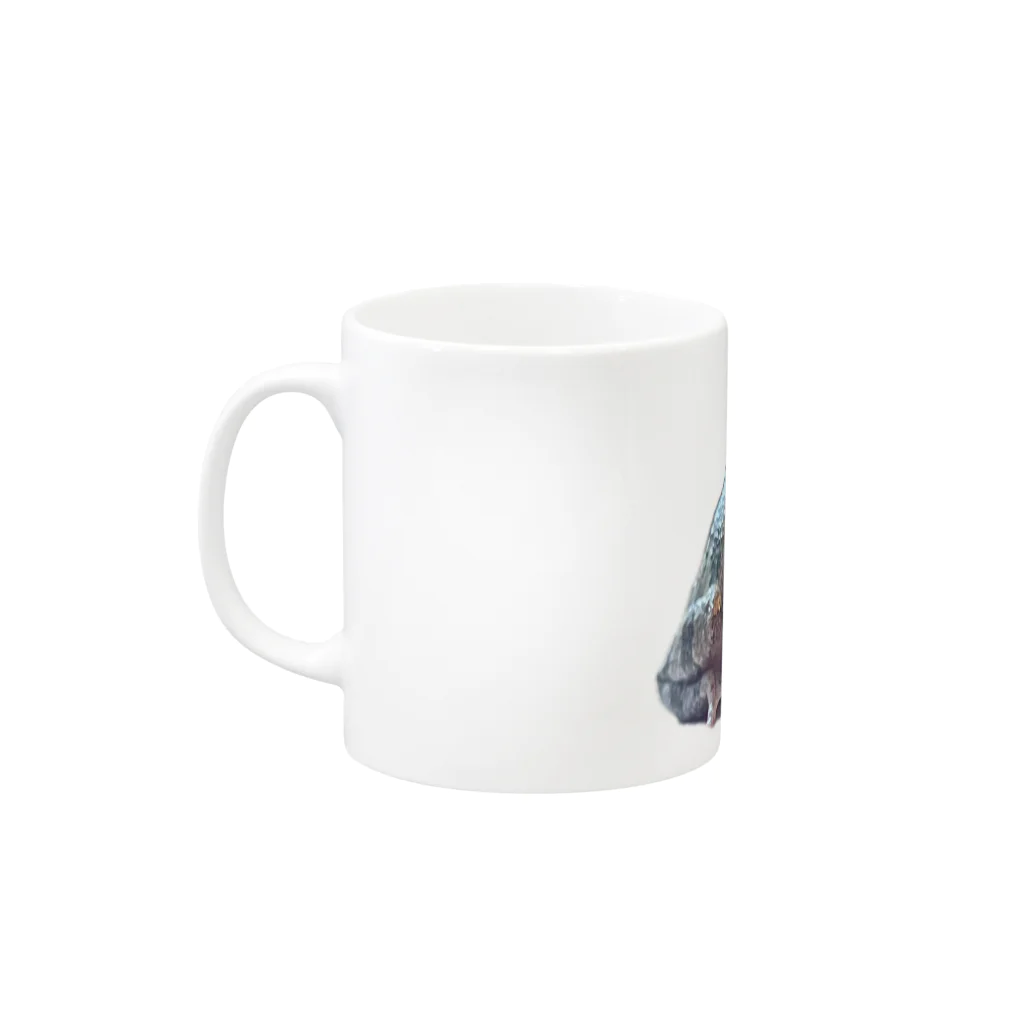 gecomochi0419のアマガエルのげこくんとげこもち Mug :left side of the handle