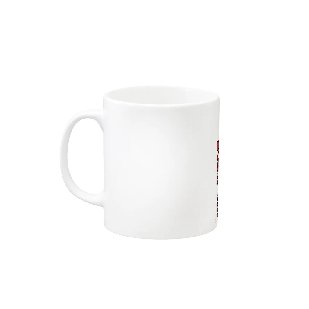 HeitorBROのヘクターゲーマーマグカップ[画質なんて糞喰らえ] Mug :left side of the handle