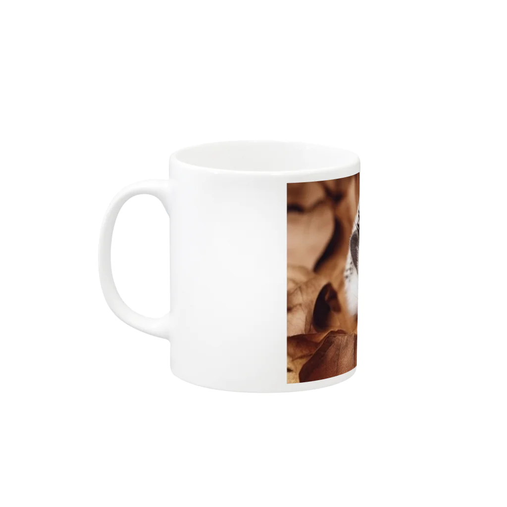 animalsのハリネズミPart2 Mug :left side of the handle